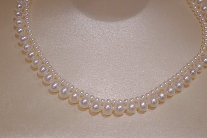 Classic Double-Strand Freshwater Pearl Necklace